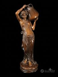 Antica scultura in terracotta Art Nouveau!