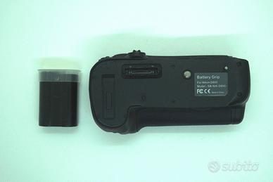 Battery grip per Nikon D800 con batteria