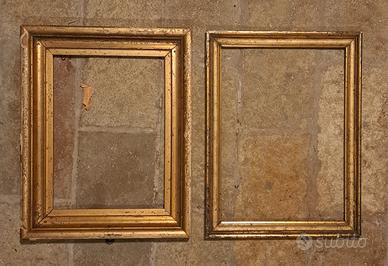 coppia di cornici antiche