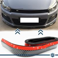 SPOILER ANTERIORE per VW SCIROCCO LAMA CARBONIO