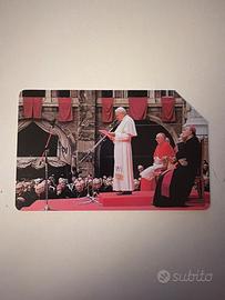 Rarissima sche telefonica del Papa