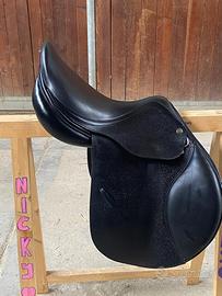Sella equitazione Equestro 16” nera come nuova