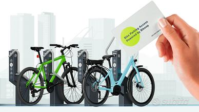 Stazione di parcheggio per biciclette