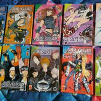 Manga Air Gear n. da 1 a 10 con adesivi originali
