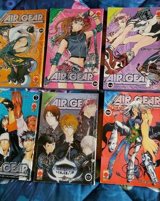 Manga Air Gear n. da 1 a 10 con adesivi originali