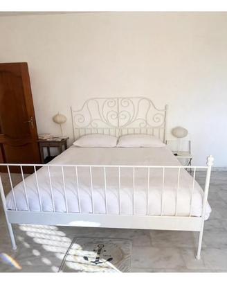 Letto matrimoniale Ikea LEIRVIK + materasso