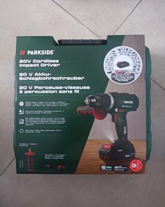 Trapano avvitatore percusione 20V Parkside