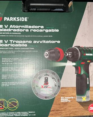 Avvitatore Parkside 12V + Batteria 4ah