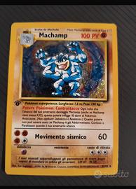 Machamp Ita Set Base 1 edizione pokemon PSA BGS
