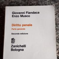 Diritto Penale Parte Generale Zanichelli Bologna 