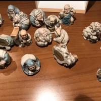 Bottoni da kimono - statuine Giapponesi