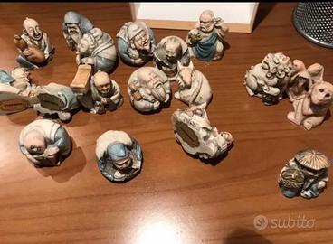 Bottoni da kimono - statuine Giapponesi