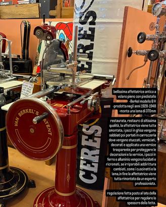 Affettatrice Berkel restaurata leggere descrizione