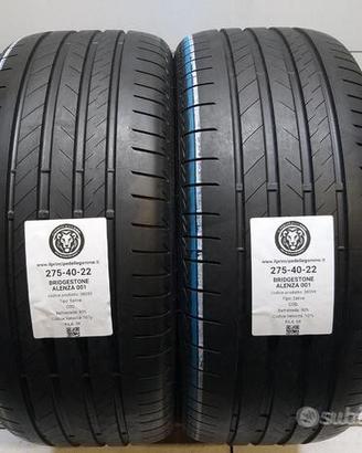 2 gomme 275 40 22 bridgestone a38059