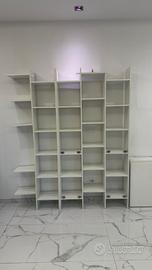 Libreria laccata bianca