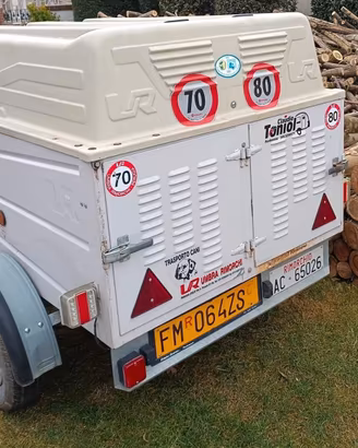 Carrello appendice trasporto cani