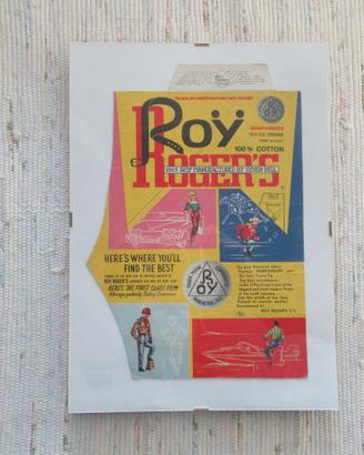 ROY ROGER’S memorabilia pubblicità jeans 112 TK