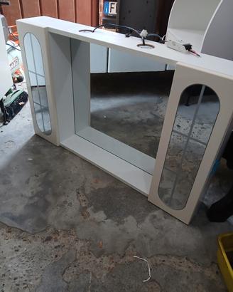 mobiletto specchiera bagno