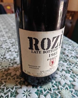 BOTTIGLIA DI PORTO VINTAGE 1983 LBV, ROZÈS