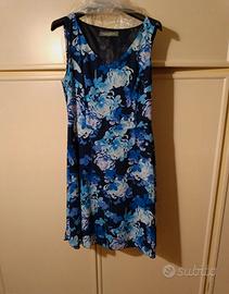 Vestito estivo blu a fiori Sandro Ferrone