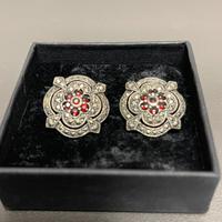 Orecchini margherita vintage in argento
