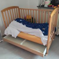 Lettino con le sbarre