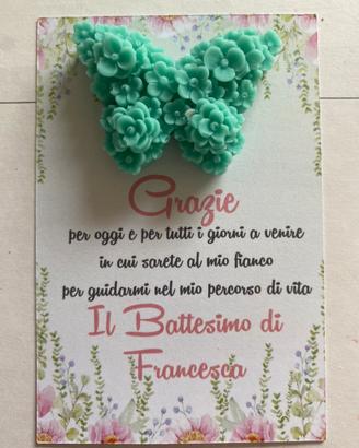 Farfalla in cera di soia