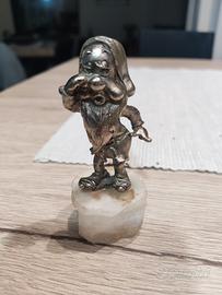 Statuetta in peltro Disney anni '70