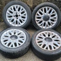Cerchi in Lega Fiat 500 lounge Completi di Gomme