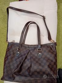 borsa in pelle marrone