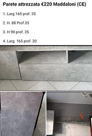 parete attrezzata 