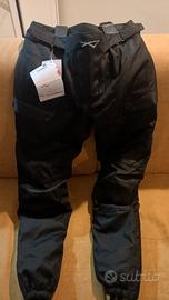 PANTALONE INVERNALE MOTO IMPERMEABILE  CON PROTEZ