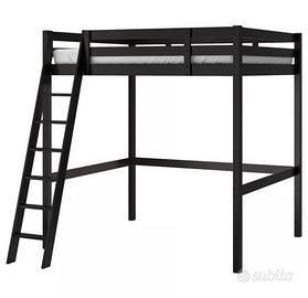 Letto soppalco con materasso Ikea