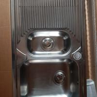 Lavello 2 fori inox