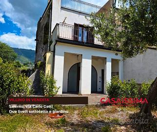 Irno-Brignano villino con giardino e terrazzo