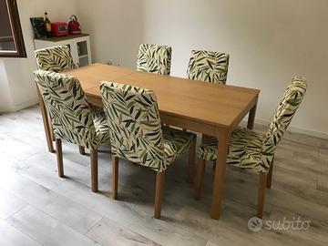 Tavolo allungabile + 6 sedie NUOVO
