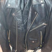 Giacca nuova di pelle  uomo prezzo di listino 950