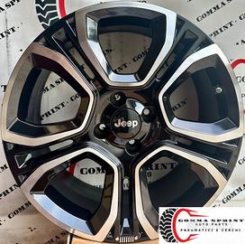 4 CERCHI IN LEGA ORIGINALI RAGGIO 18 JEEP AVENGER
