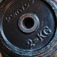 Bilanciere e dischi vari pesi 