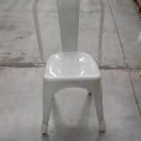 sedie industriali  bianca