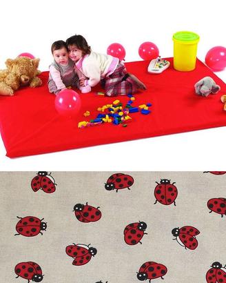 Tappeto tappetone gioco Baby's clan con coccinelle