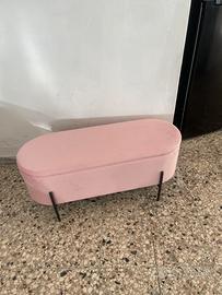 Panca con portaoggetti