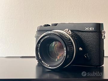Fujifilm X-E1 + Nikon Nikkor 50mm f/1.8