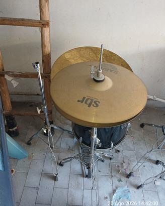 Batteria Ramper con piatti Sabian