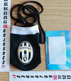 Porta cellulare Juventus o portamonete in tessuto