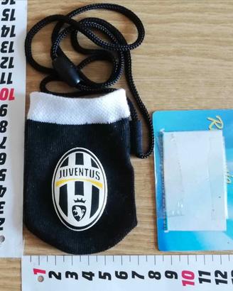 Porta cellulare Juventus o portamonete in tessuto