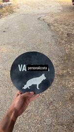 Targa personalizzabile a piacere