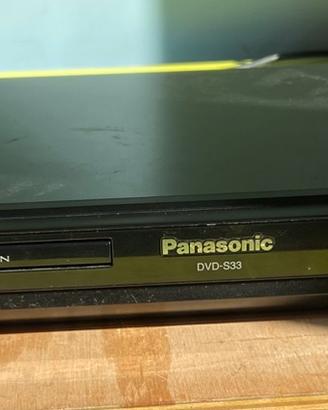 Panasonic Lettore dvd s33 con telecomando