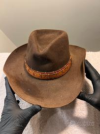 Cappello Panizza Vintage stile Western come nuovo