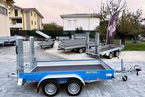 Rimorchio Barthau per mini escavatori trattori ecc